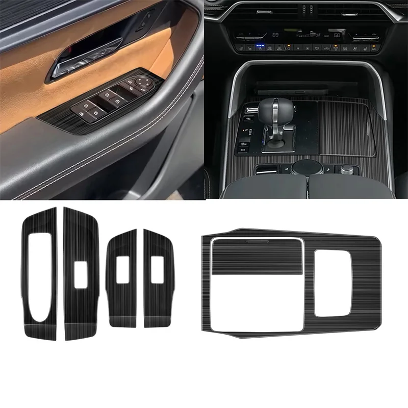 LHD For mazda CX 60 CX-60 2022-2024 CX-90 CX 90 2024 2025 steel window rise glass switch center conlose gear shift panle Cover