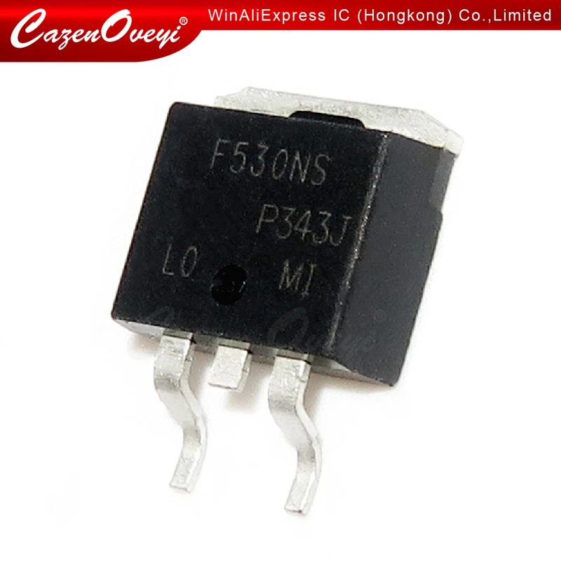 CazenOveyi 10pcs/lot IRF530NS TO263 F530NS IRF530S F530S TO-263