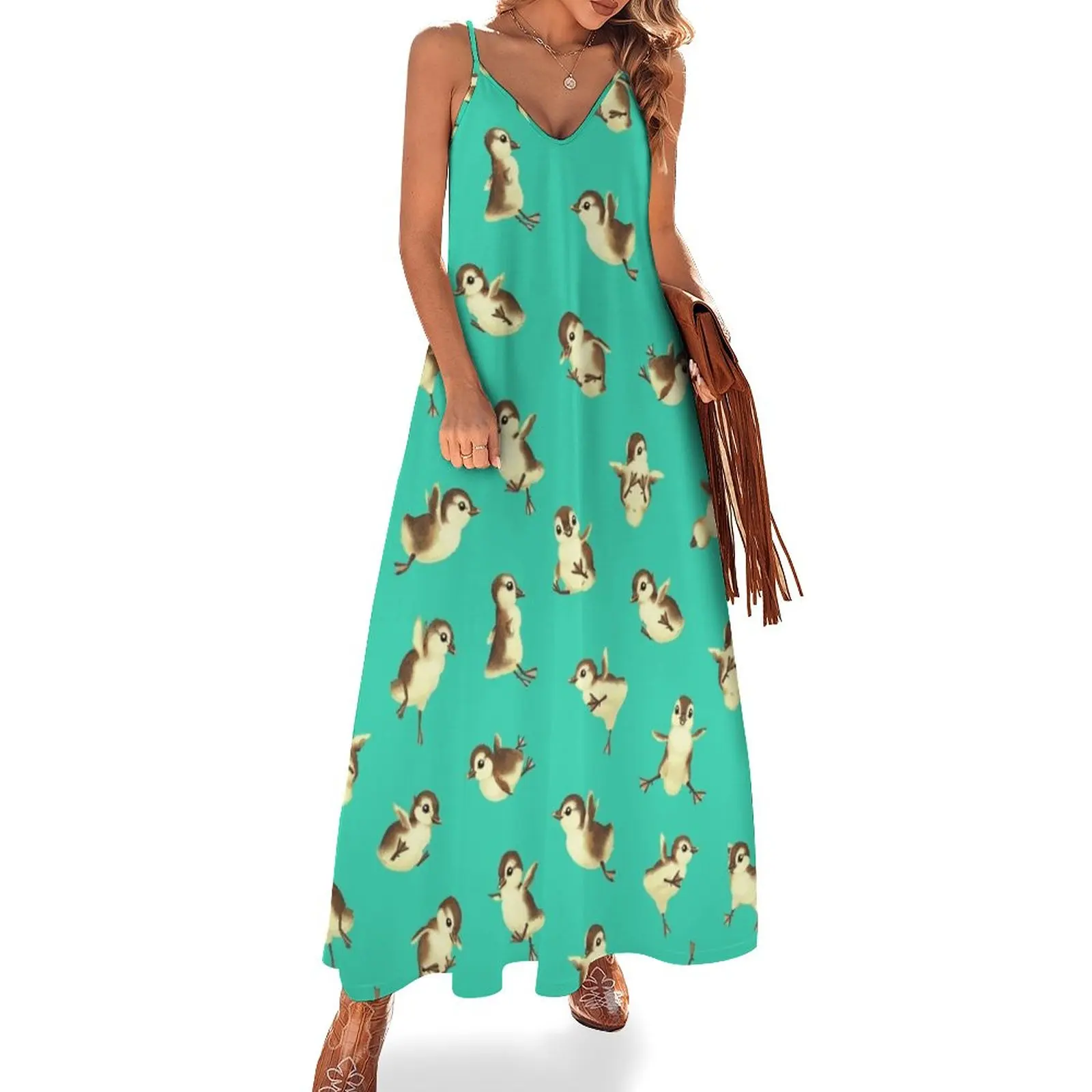 

Airborne Baby Ducks Sleeveless Dress sensual sexy dress for women summer dresses women 2023 women's evening dress 2023