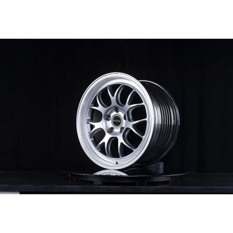 High End Customized Wheel Hub Multiple Inch Deep Concave Forged Alloy Rims, 5x3 PCD Gold Polished Finish, Single Piece Sporty C