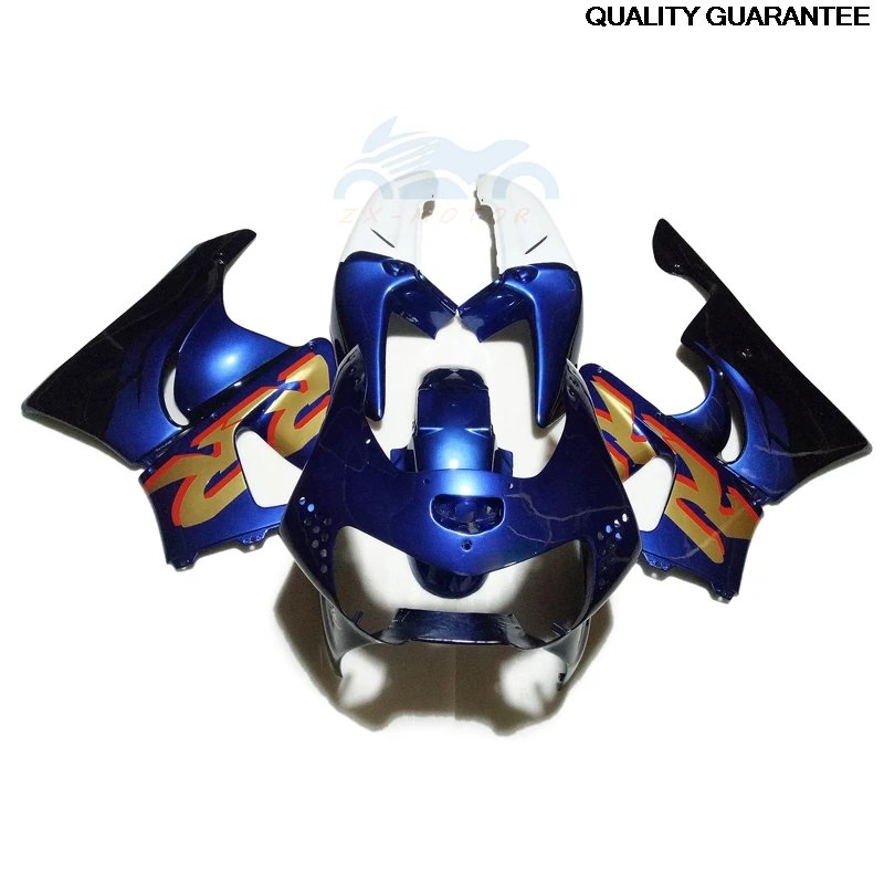 All Fitment Plastic Motorcycle Fairing kits for Honda CBR900RR CBR919RR 1998 1999 black blue fairings set CBR 919 RR 98 99 TC66