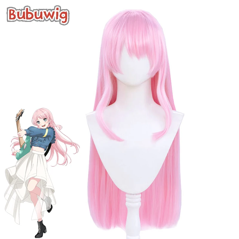 

Bubuwig Synthetic Hair Anon Chihaya Cosplay Wigs BanG Dream! It's MyGO!!! Anon Chihaya 80cm Women Long Pink Wig Heat Resistant