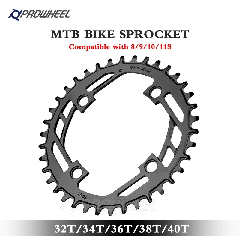 prowheel-mtb-ナローワイドチェーンリング-32t-34t-36t-38t-40t-スチールマウンテンバイクチェーンホイールクランクセット交換部品