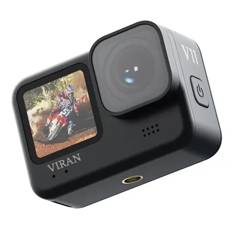 비란 V11 5K 4K 60FPS WiFi 손떨림 방지 액션 카메라, 리모컨 화면 포함 방수 스포츠 카메라 프로 드라이브 레코더