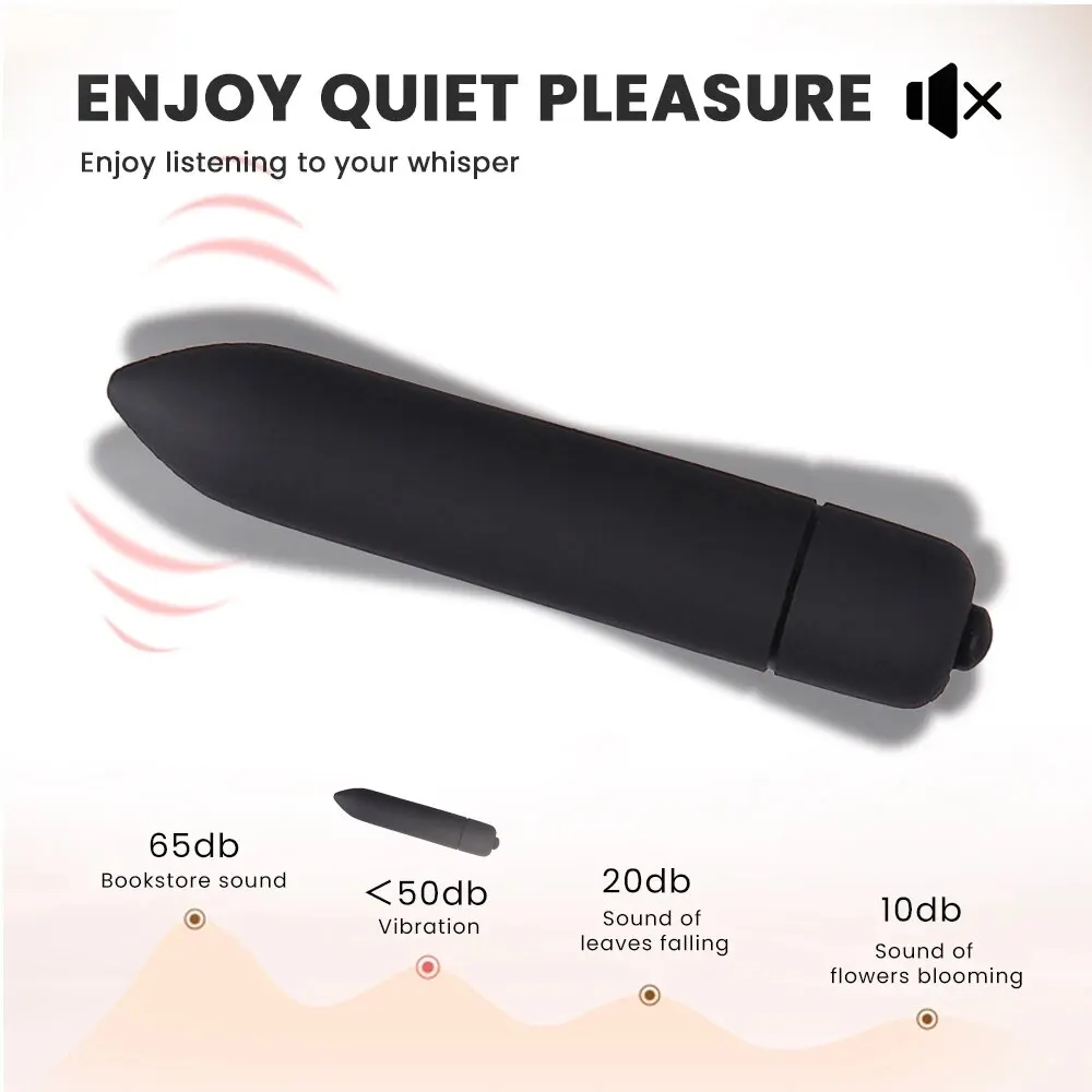 Masajeador de estimulación Vaginal tipo bala, Mini masajeador de viaje para adultos, vibrador de punto G impermeable, juguete sexual para adultos, 1