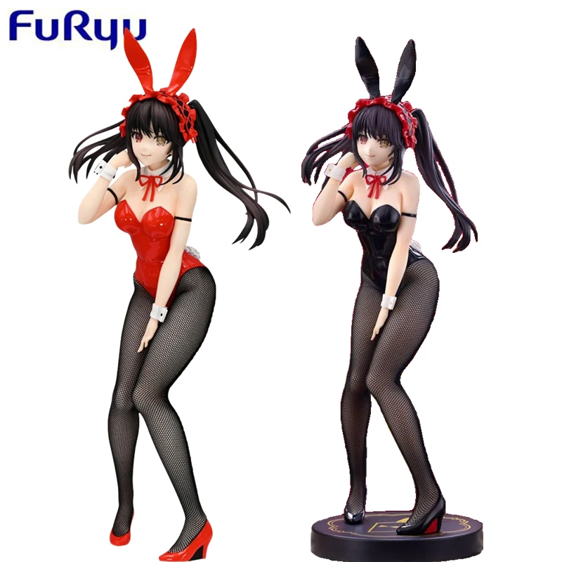 

Original Furyu Bicute Bunnies Tokisaki Kurumi Nightmare Action Figure DATE ALIVE IV Bunny Anime Figure Model Collection Toy Gift