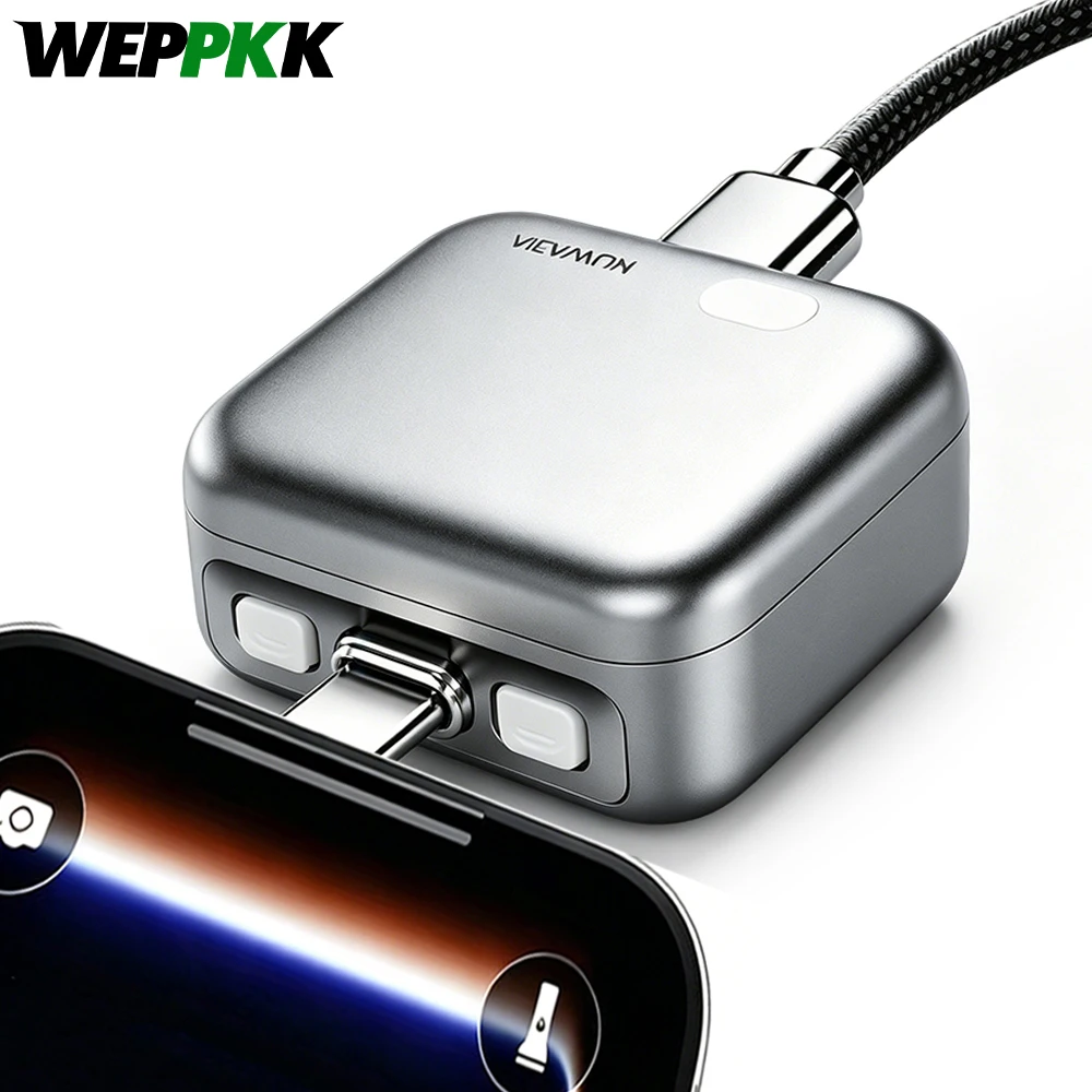 1Pcs Full Charge Auto Separation Charging Head, Type-C Smart