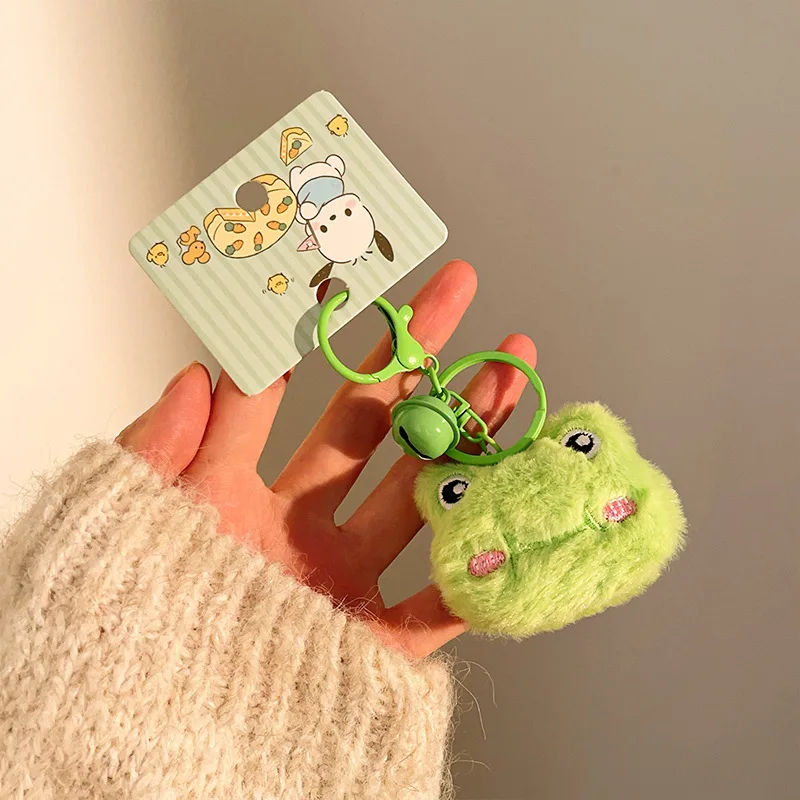 Cartoon Plüsch Puppe Schlüsselbund Tasche Charms Capybara Stern Bär Kaninchen Frosch Panda Erdbeere Bär Gans Puppe Schlüsselanhänger Weihnachtsgeschenke