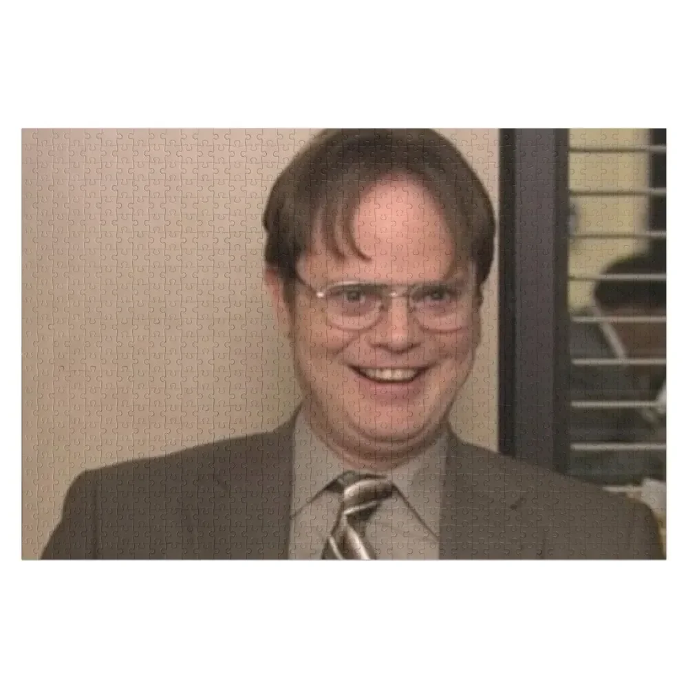 

Malicious Laugh - Dwight Schrute Jigsaw Puzzle Children Custom Name Wood Personalised Wooden Name Custom Personalized Puzzle