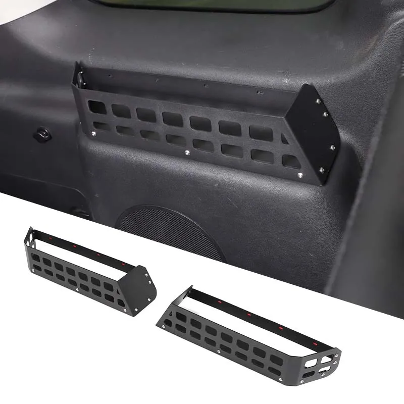 

For Haval H9 2024-2025 Aluminum alloy trunk storage baskets on both sides Car trunk side storage fences Auto accessories