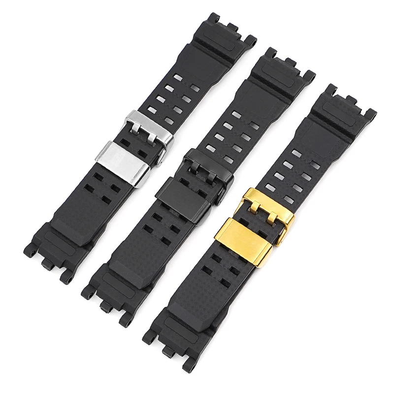 For Casio g-shock GWG-2000 GWG2040 Replace Band Stainless Steel Buckle Accessoreis Band Belt Silicone Rubber Watchband Straps