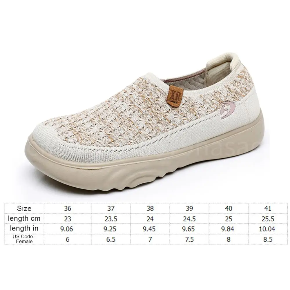 

Women Anti Slip Casual Travel Shoes Breathable Lightweight Walking Loafers Round Toe Comfortable Boat Shoes for Daily Wear