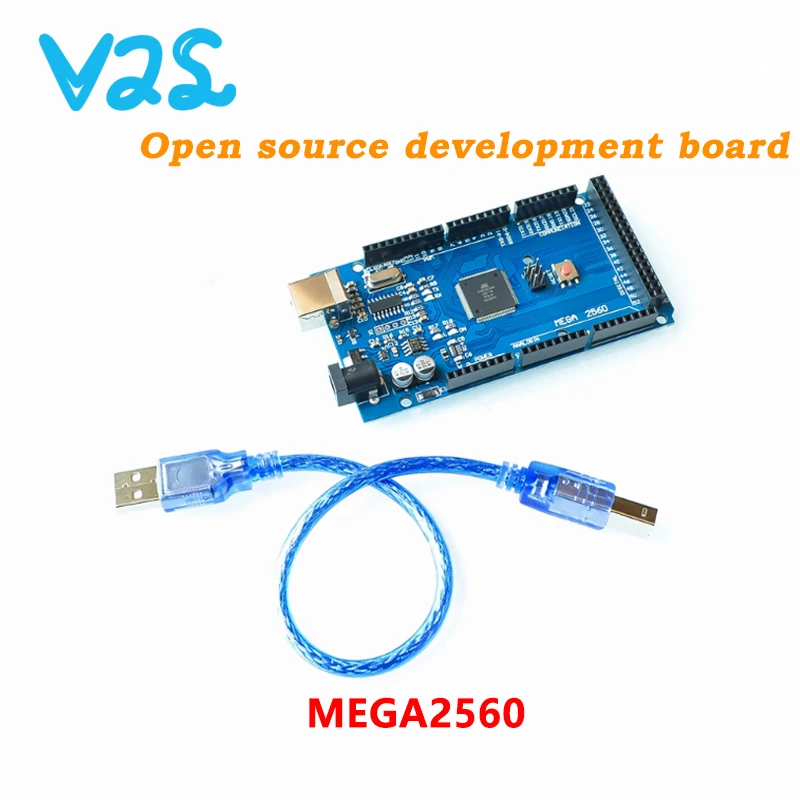 

MEGA2560 MEGA 2560 R3 (ATmega2560-16AU CH340G) Pro mini MEGA2560 AVR USB board Development board MEGA2560 with Cable for arduino