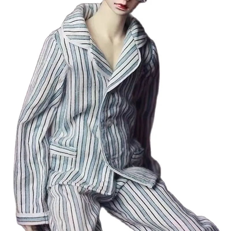 BJD doll suit 1/3 1/4 SD17 Uncle size [pyjamas + pajama pants] in the second sick building pyjamas home service doll accessories - Image 6