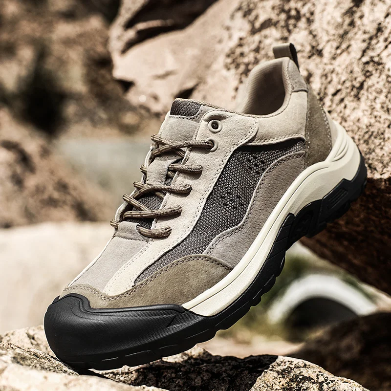 2026 New Mountaineering Shoes Outdoor Hiking Fitness Shoes Men's Non Slip Hunting Leisure Walking Shoes Size 38-46