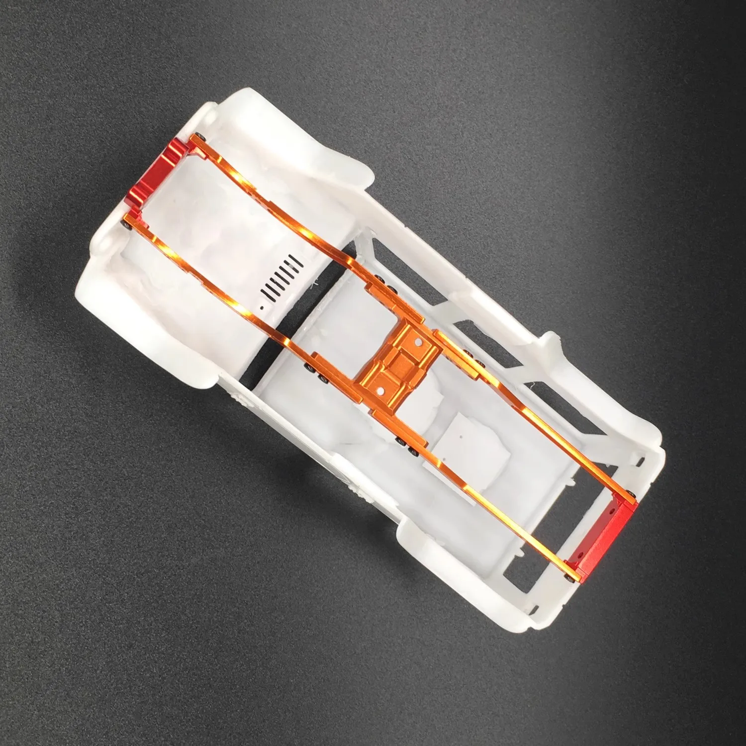 Orlandoo Hunter Metal Frame Chassis Girder Beam For Five-Door Wrangler Diy Modified Part 1:32 Alloy Model Car Axle Bridge image 6