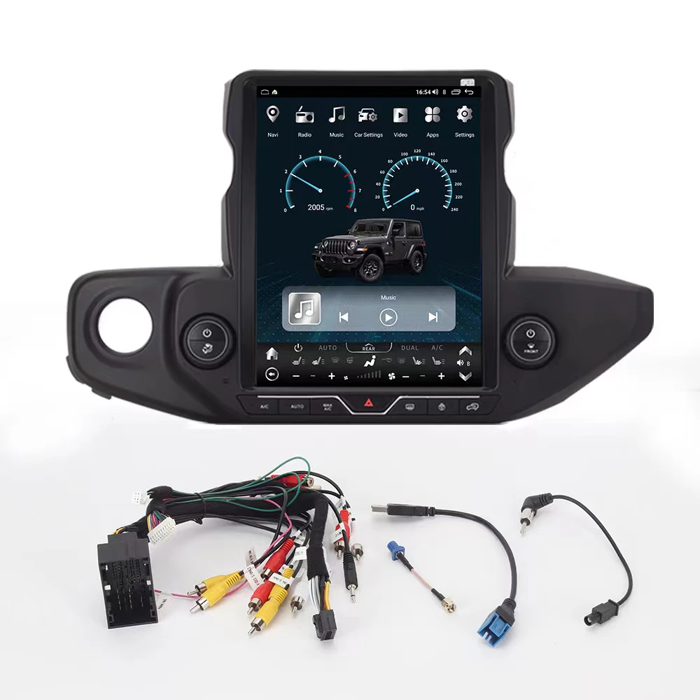 

Autoradio Android 13 GPS Navigation Screen For Jeep Wrangler JL 2018-2021 Carplay Car Radio Audio Multimedia Player Head Unit