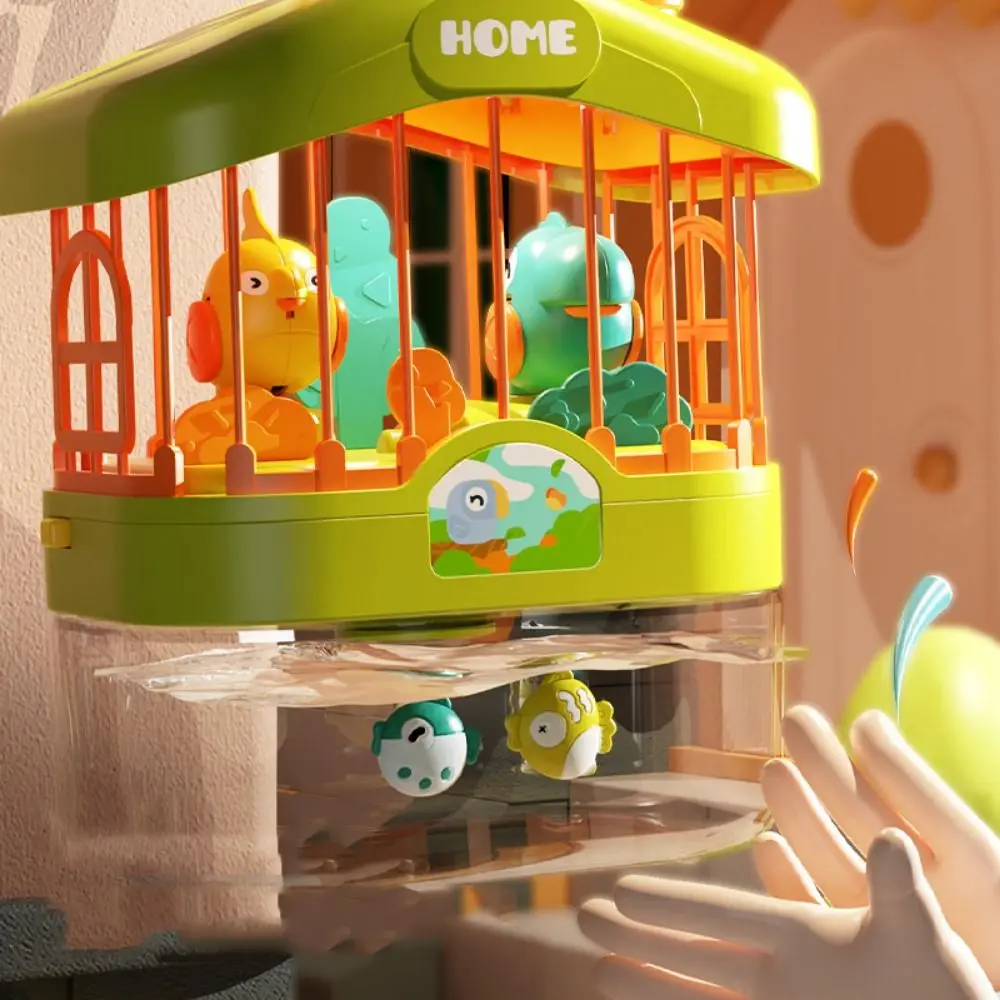 Learn To Speak Chirping Bird Cage Toy Light Parrot Kids Voice-Activated Birdcage Voice Controlled Induction Sound Design