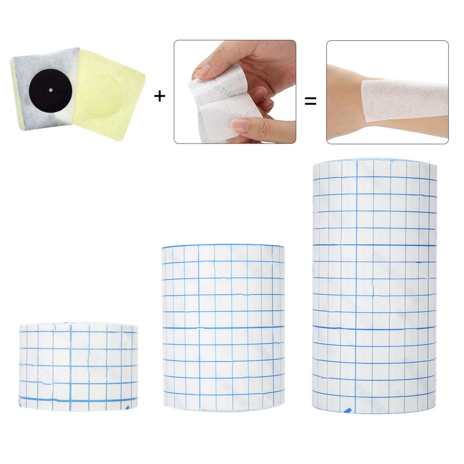 Breathable  Tape NOn woven Adhesive Wound Dressing  Fixation Bandage Adhesive Wound Dressing