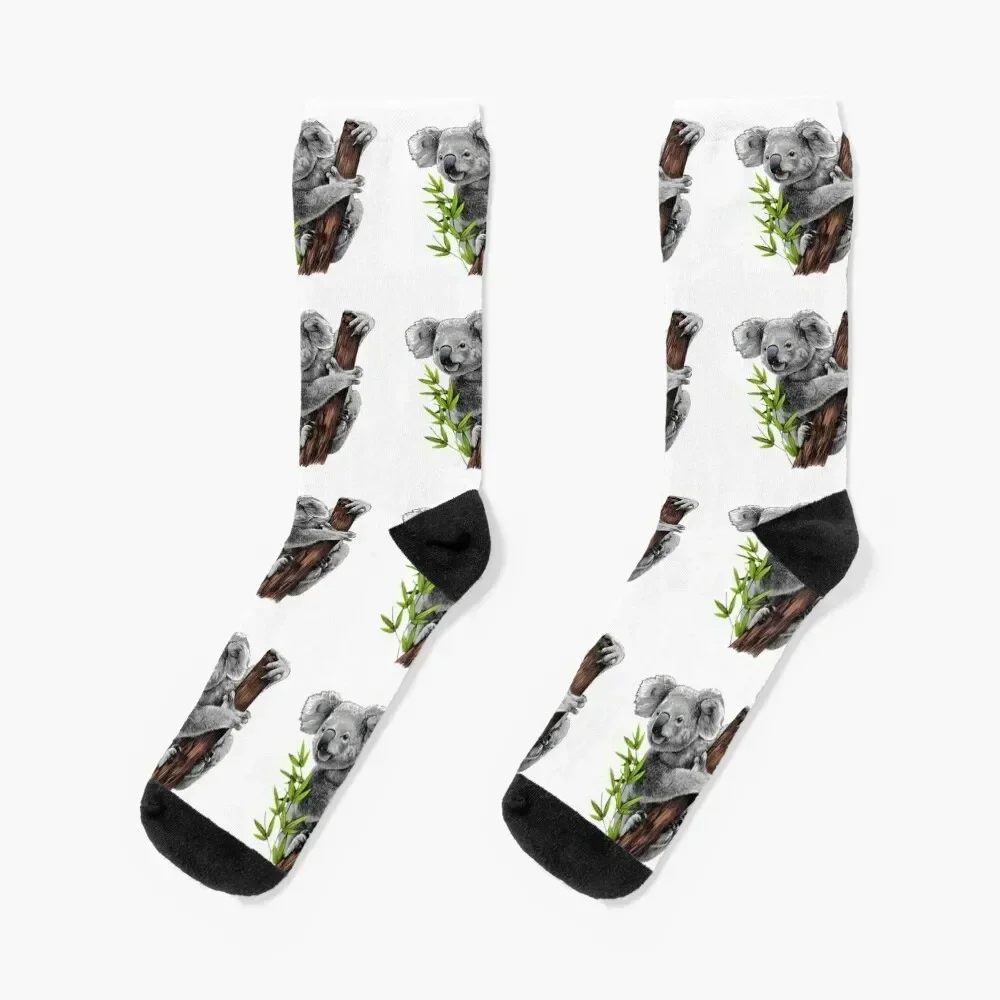 

Koala Socks Men's man anti slip football kawaii Socks Ladies Men's