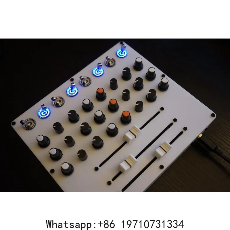 Light Effect Lever MIDI Controller 8 Lever 24 Knob 3 Fader