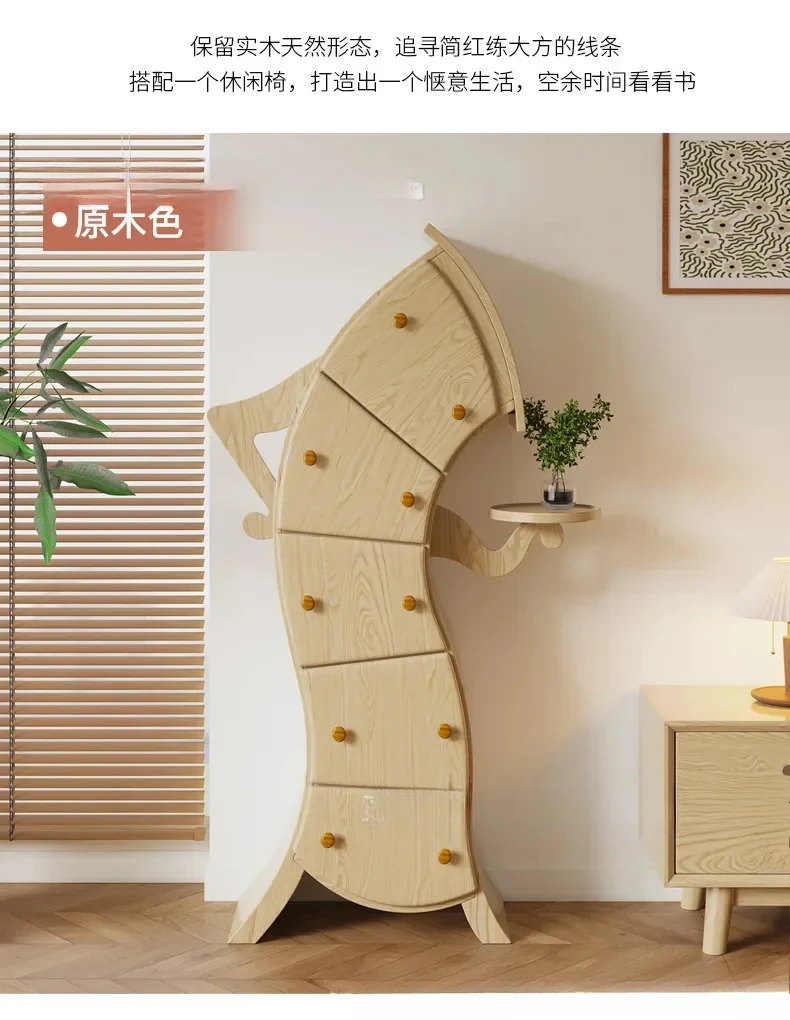 

Akimbo Робот Креативный шкаф для хранения Шкафы для гостиной Деревянный сервант Комод Домашний декор Изголовье Мебель для спальни