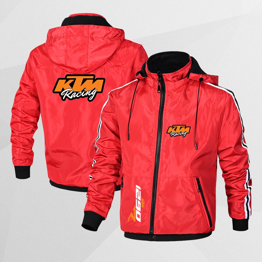 KTM autumn and winter men\'s and women\'s double-sided wearable goose down jacketsports entertainmentstreet bike motorcycle