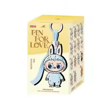POP MART LABUBU THE MONSTERS PIN FOR LOVE Series Vinyl Plush Pendant Blind Box Mystery Box Guess Bag Toys Doll Cute Anime Figure