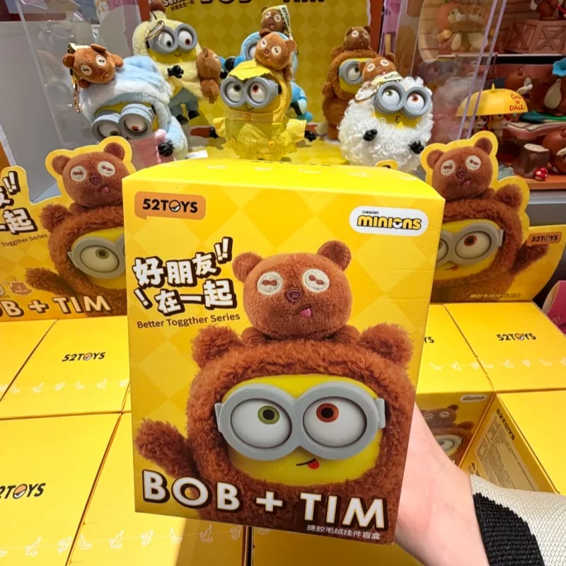 

Authentic Minions Bob Tim Plush Blind Box Bedtime Stories Series Stuffed Pendant Doll Collectible Trendy Toy Gift For Kids Fans