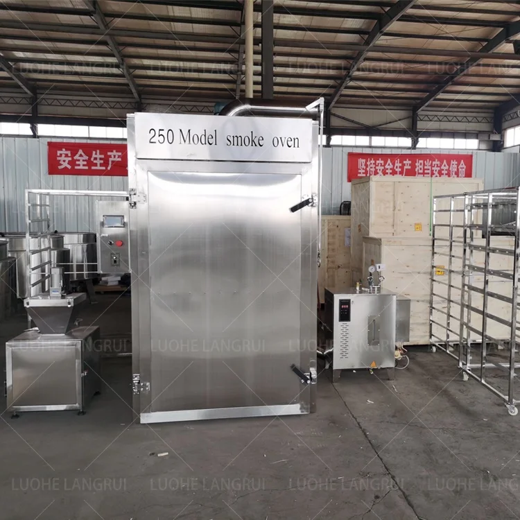 التجارية متعددة الوظائف لحوم البقر الأسماك بيت الدخان/فرن الدخان/آلة المدخن السجق آلة التدخين لمطعم الأسماك واللحوم