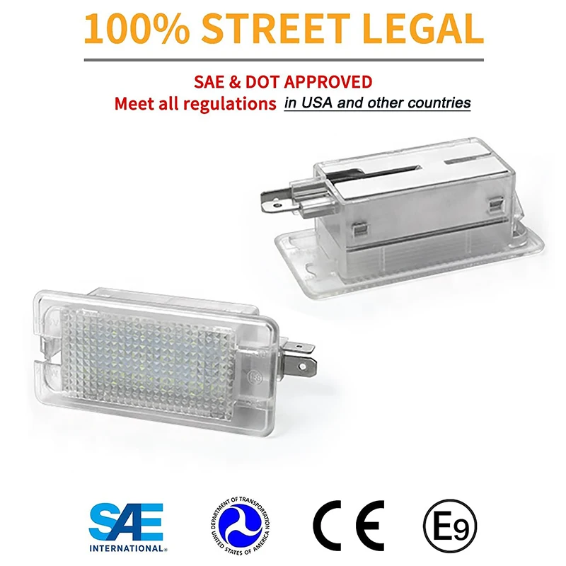 1x Canbus LED Trunk Lights Luggage Compartment Lamps For Kia Rio Sportage Sorento Ceed Hyundai I10 I20 I30 Accent Elantra Sonata