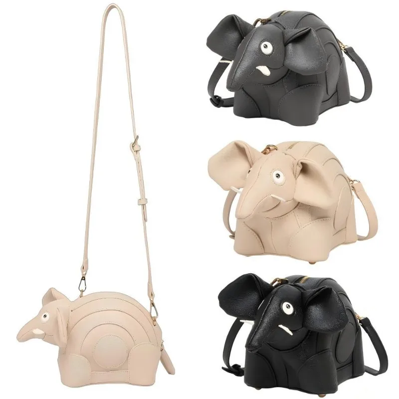 

Novel Funny Cute Elephant shaped Women Purses Handbags Shoulder Bag Girls Crossbody Bag Designer Ladies Clutch Bag