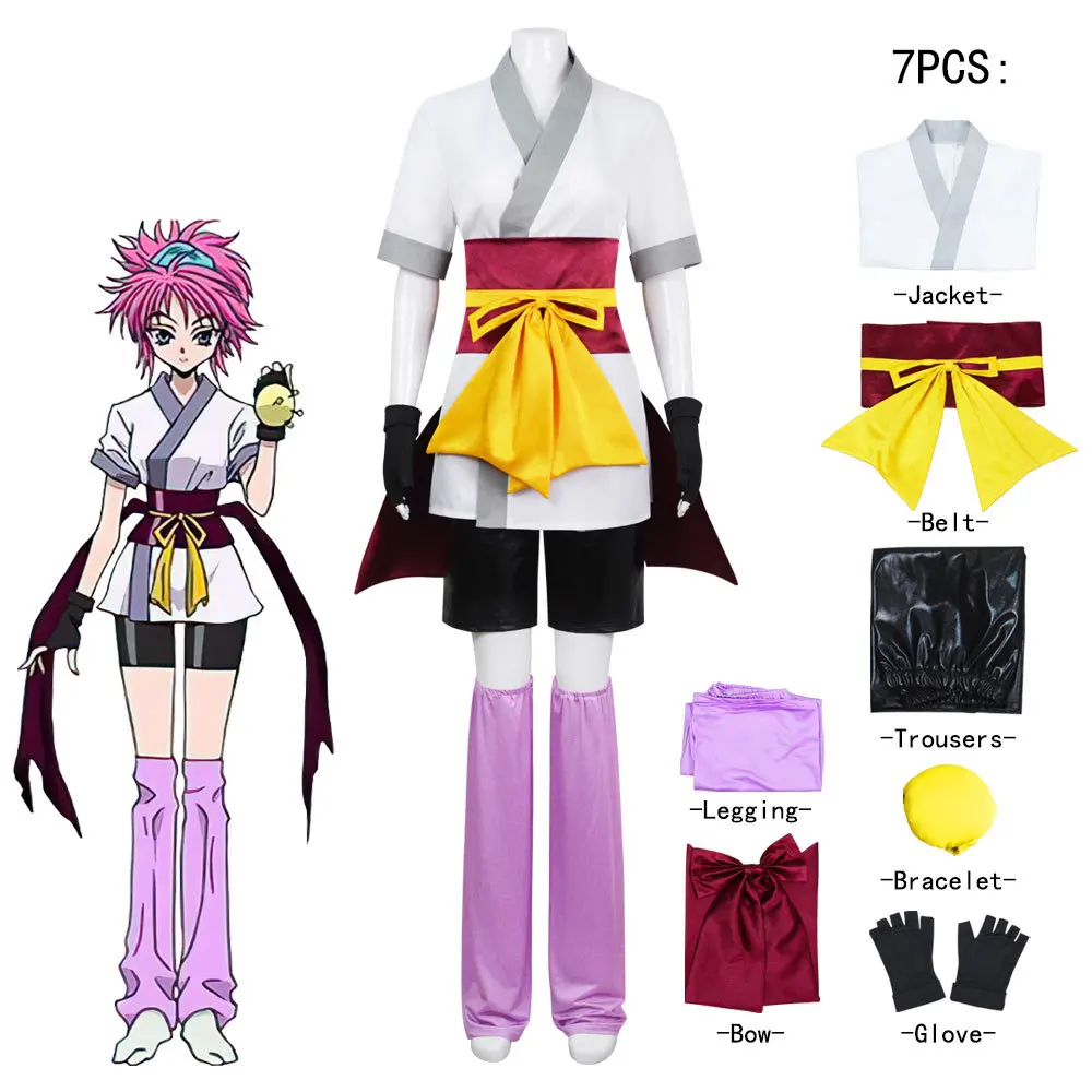 Japanese Anime Machi Hunter X Hunter Komacine Cosplay Costumes Phantom Troupe for Women Halloween Carnival Party Suit