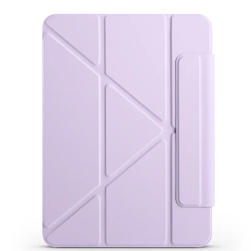 Funda For iPad Mini 7 A17 Pro 7th Gen 2024 Case Folding Acrylic Clear Hard Back Magnetic Case For iPad Mini 6 Case Cover Coque