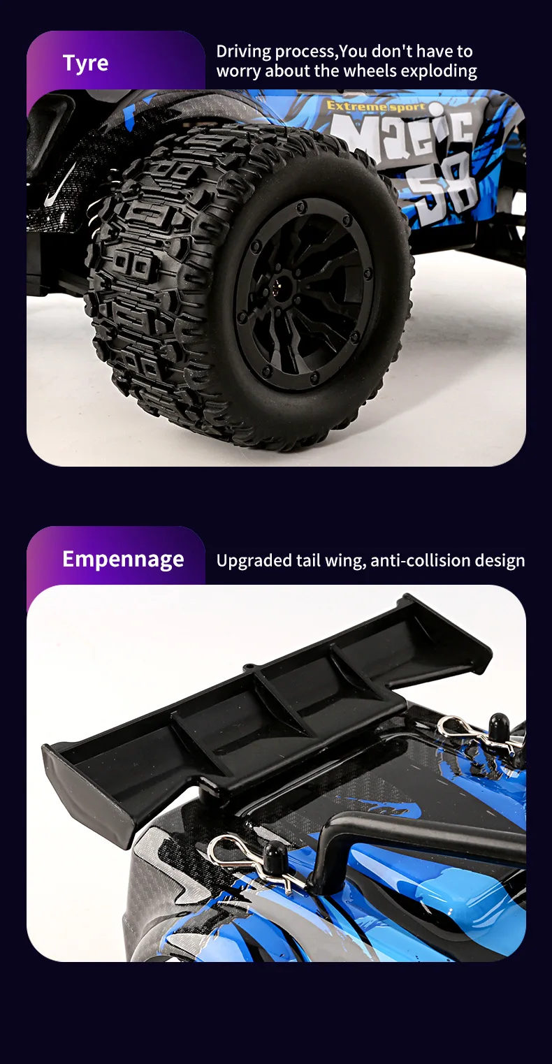 New Product 1:20 Off-Road High-Speed Remote Control Car 2.4G Climbing Race Drift RC Electric Model Racing Car