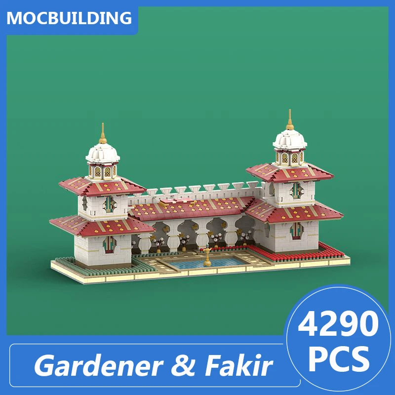 

Gardener and the Fakir Model Moc Building Blocks Diy Assemble Bricks Architecture Educational Creative Xmas Toys Gifts 4290PCS