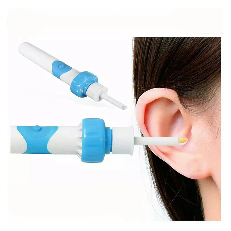 1Pcs Ear Cleaner Easy Earwax Removal Soft Spiral Cleaner Ears Prevent Ear-pick Clean Swab Painless Safety ear wax removal tool