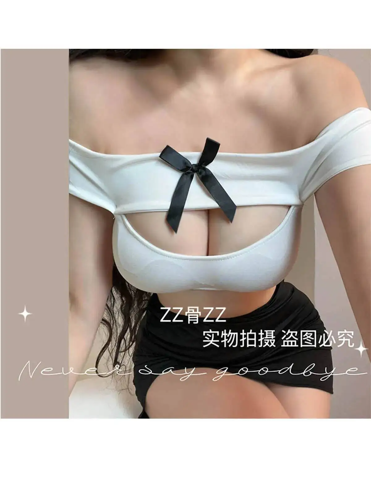 Primavera Nuovo Sexy Puro Desiderio delle Donne Hollow Una Spalla T-Shirt + Vestito Diviso Elegante Moda Dolce Donne Coreane 2025 Nuove Magliette E Camicette H29