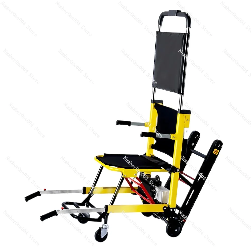 Applicable to chargeable Electric Climbing Wheelchair Up and Down The Stairs Portable Folding  Cart for Elderly Disabled