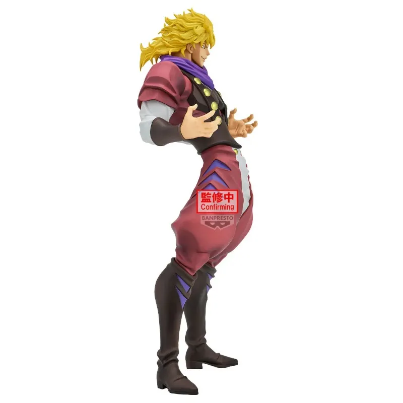 Em estoque figuras de anime originais banpresto jojo's bizarre adventure mometria dio brando figura de ação modelo brinquedos presente wy