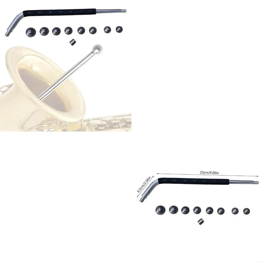 

Saxophone Neck Repairing Tool Toolkit Professional Sax Repair Tool Saxophone Ball Head Worker Sax Dent Repair Tool Kits