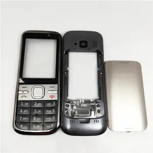Bilashmart BackShell Housing Case Cover Nokia C5 00 Battery Cover Housing case With English Keyboard Or Arabic Keypad+Logo