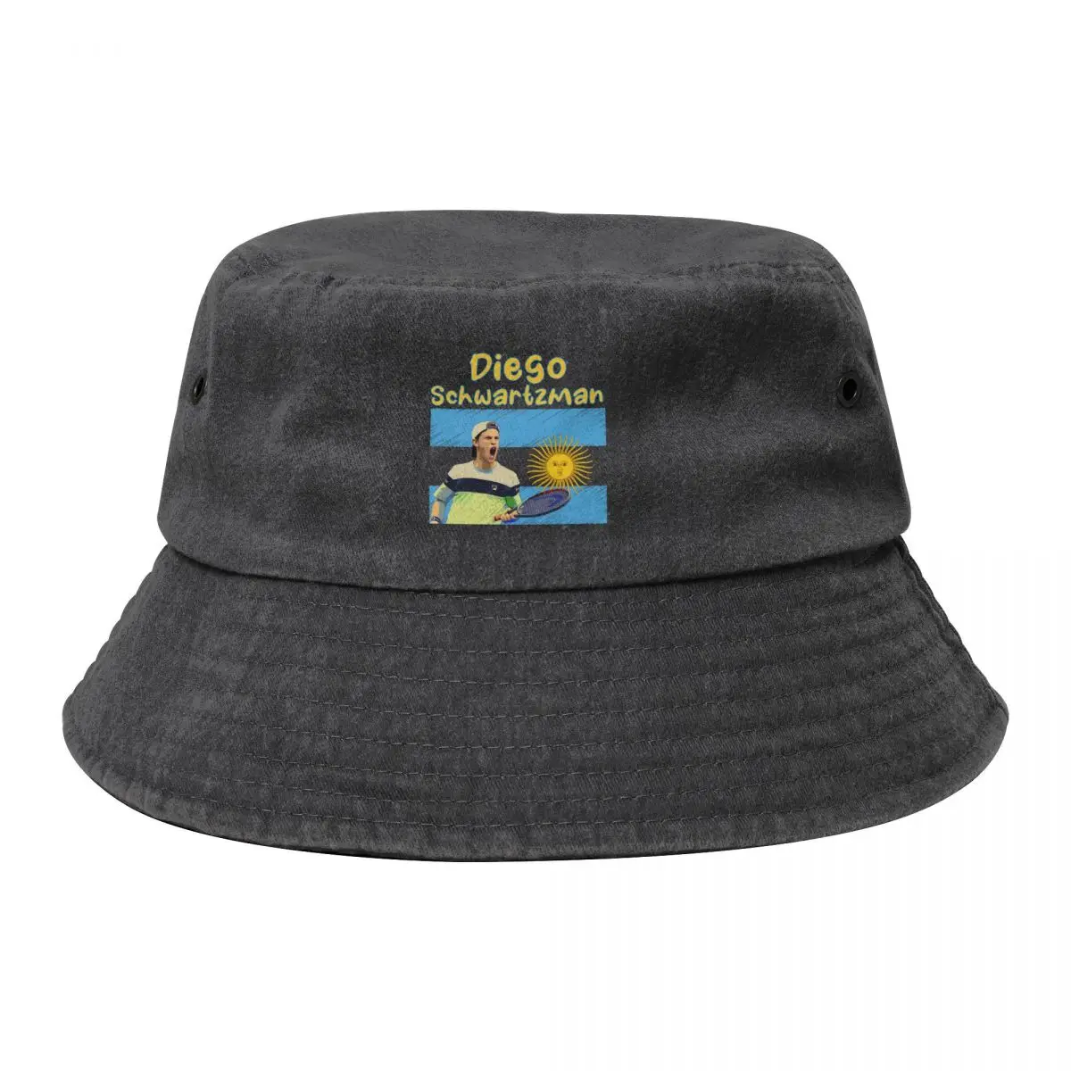 

Diego Schwartzman Bucket Hat Military Tactical Cap Anime Hat summer hat Trucker Cap Woman Hats Men's