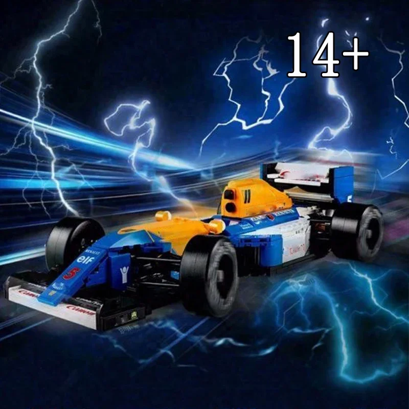 

799Pcs Williams Racing FW14B Nigel Mansell Mechanical Group Bricks Assembly Model Toy Adults Gift Collection