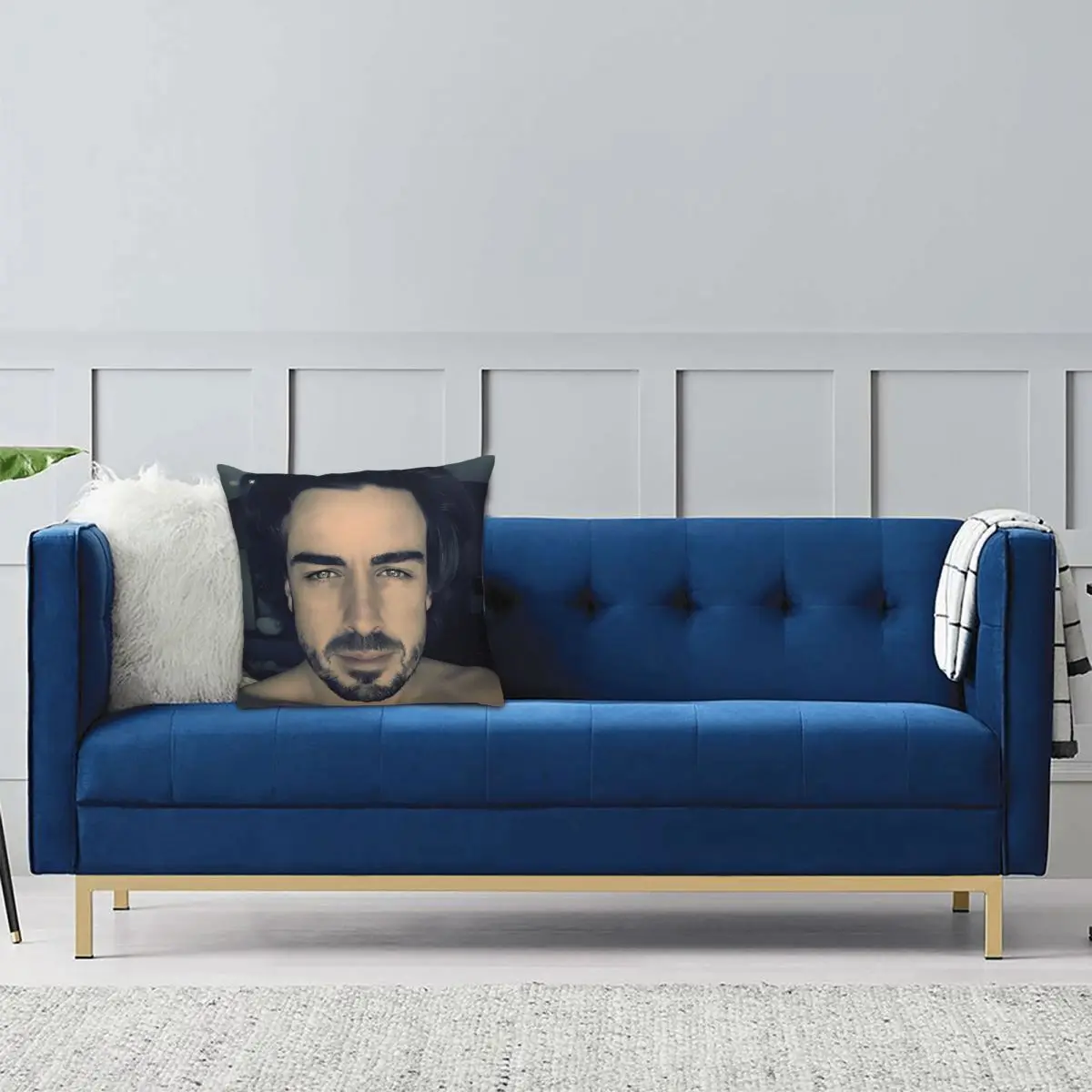 Fernandos Alonsos سانت وسادة غطاء Kawaii كيس وسادة ل أريكة غرفة نوم ديكور المنزل غطاء الوسادة لينة الرسم سادات هدية