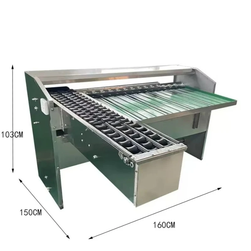 Aangepaste sorteerstandaarden Roestvrij staal Eier sorteermachine Systeem Eiersorteerapparatuur Eierclassificator Apparaatmachine