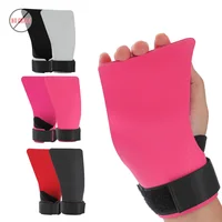 Un par de empuñaduras de goma Kevlar sin agujeros para dominadas Crossfit entrenamiento cruzado gimnasia WODS Protector de palma sin necesidad de magnesio