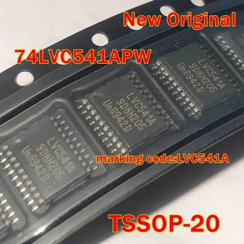 

1pcs to 100pcs 74LVC541APW marking code:LVC541A TSSOP-20 New Original Eight-way buffer/line driver