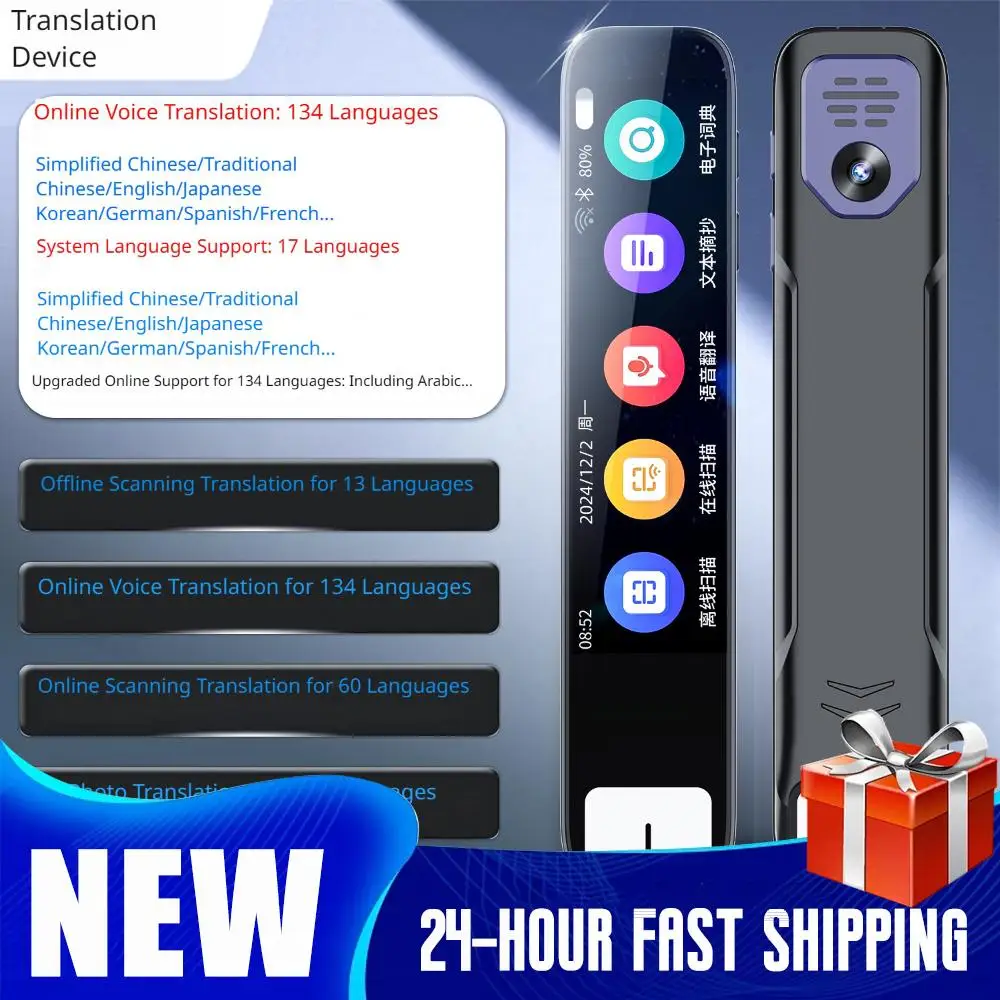 Pena Penerjemah Cerdas Pena Pemindai Penerjemah Suara Perangkat Penerjemah Suara Pena 150 Bahasa Pena Pembaca Teks Suara Portabel