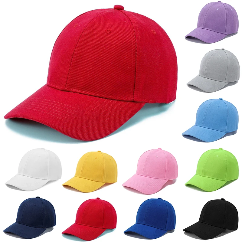 

Verstelbare Students Effen Kleur Shading Hip Hop Unisex Baseball Cap Zon Bescherming Lente Zomer Ademend Buitenreizen Kids Hats